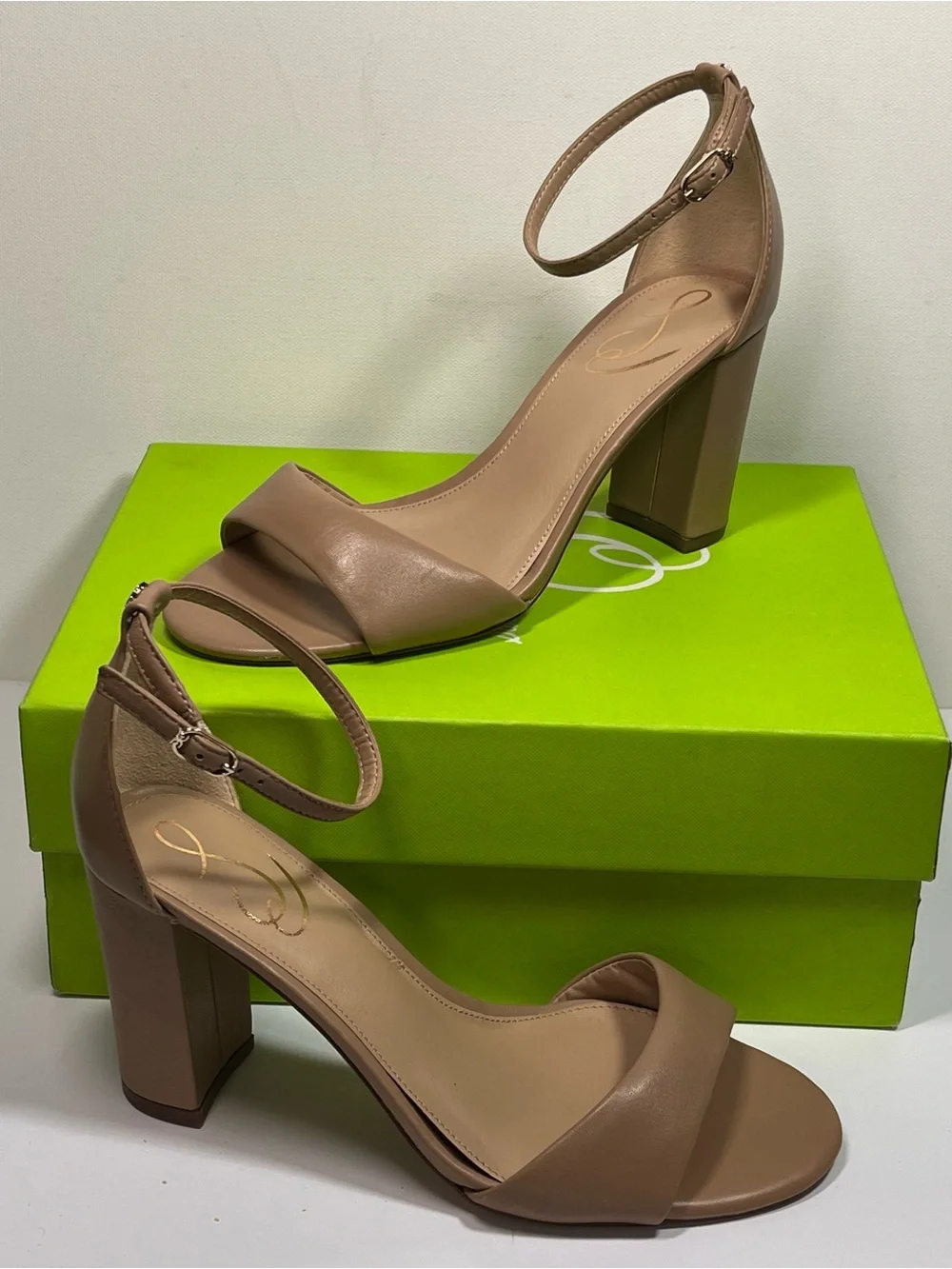Sam Edelman Robyn Leather Ankle Strap Heel - Picture 5 of 7